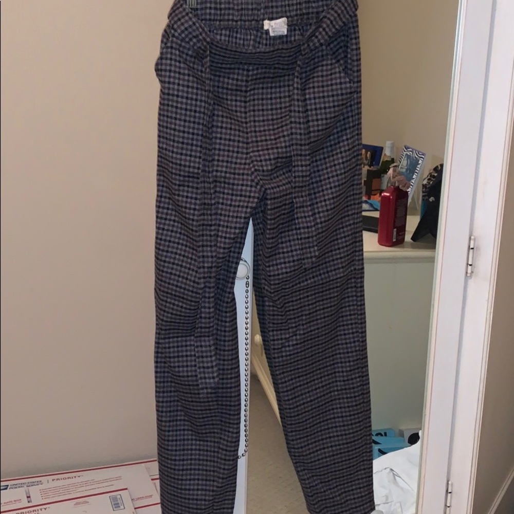 Plaid pants